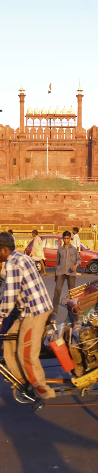Rotes Fort in Old Delhi